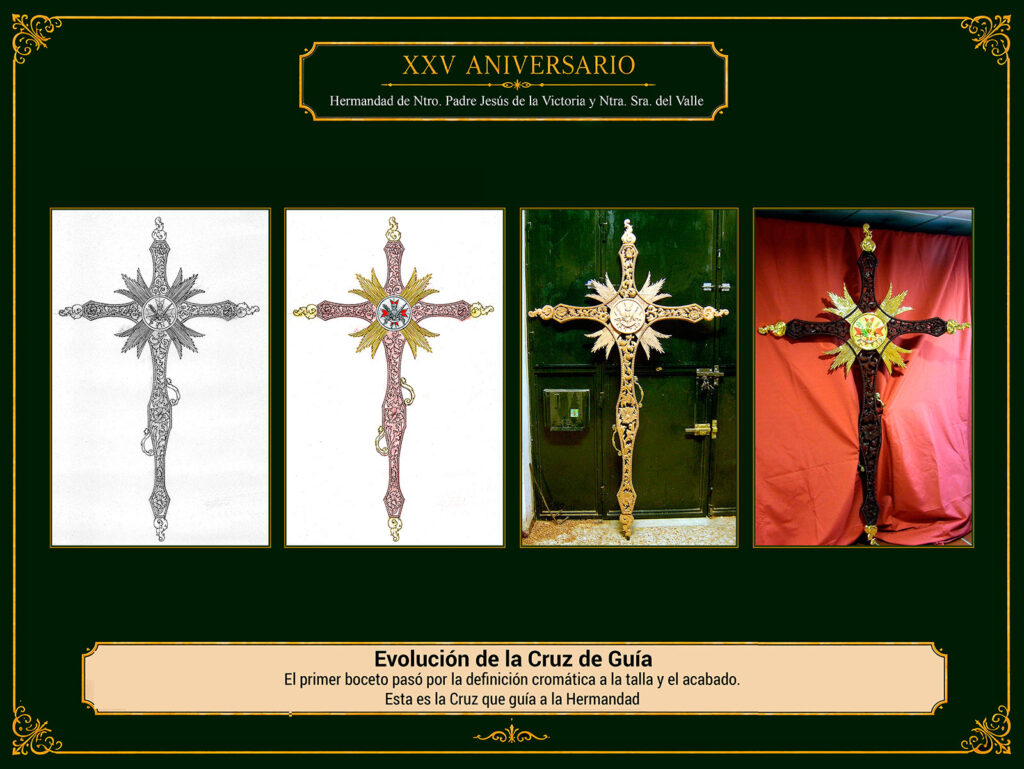 09 Evolución de la Cruz de Guía de la Hermandad