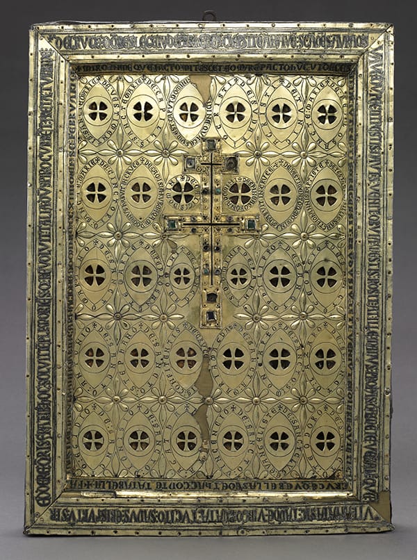 Relicario medieval de la Vera Cruz conservado por el Cleveland Museum of Art.