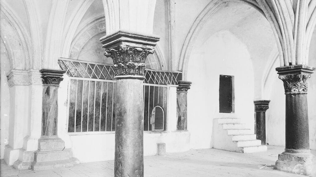 Sala del Cenáculo en el monte Sion de Jerusalén, lugar tradicional de la Última Cena.