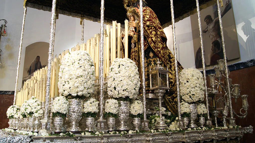 Palio de la Virgen del Mayor Dolor y Traspaso de Sevilla.