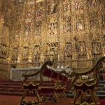 Retablo Mayor de la Catedral de Sevilla, tallado en madera dorada, policromada y estofada.