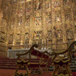 Retablo Mayor de la Catedral de Sevilla, tallado en madera dorada, policromada y estofada.