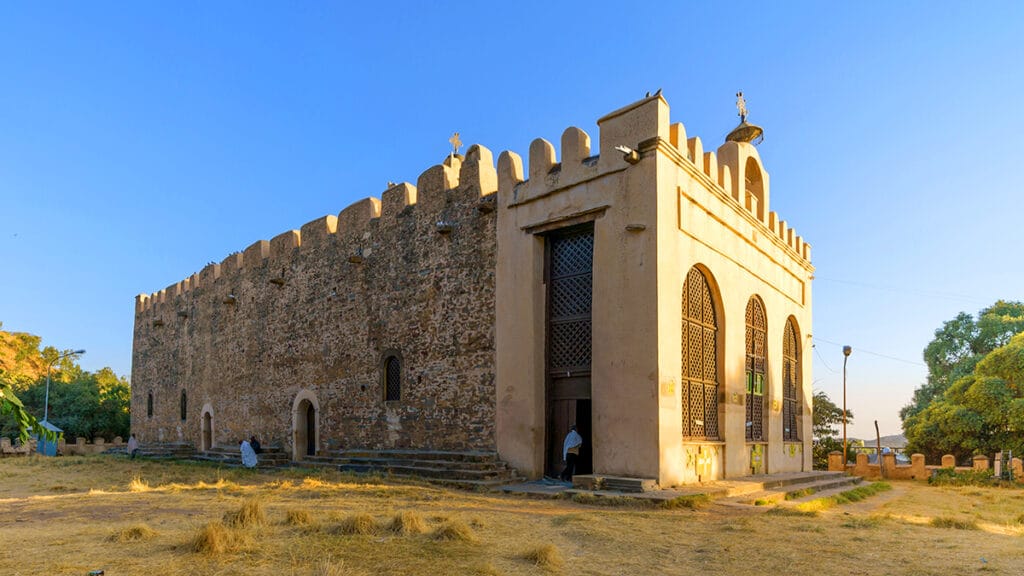 Iglesia de Santa María de Sion en Axum, vinculada a la tradición etíope del Arca de la Alianza.