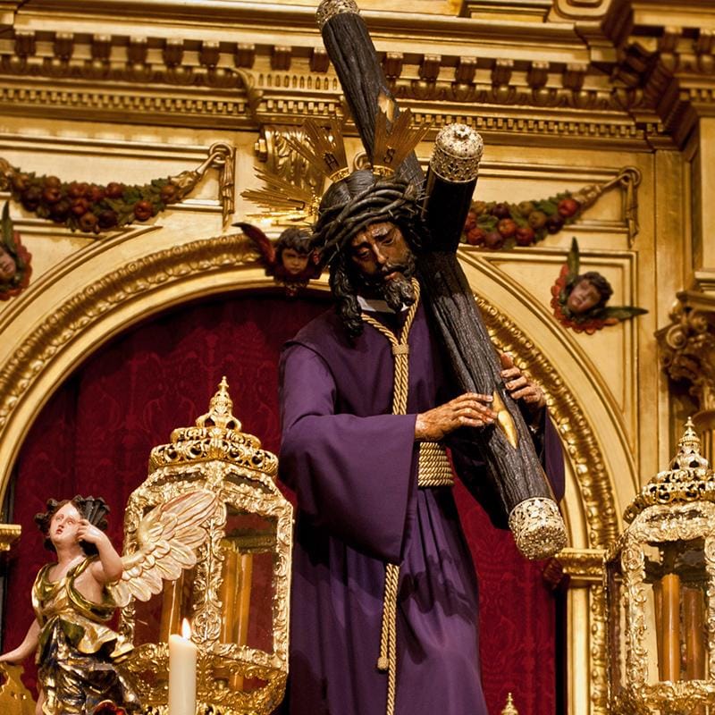 Imagen de Jesús del Gran Poder en la Semana Santa de Sevilla.
