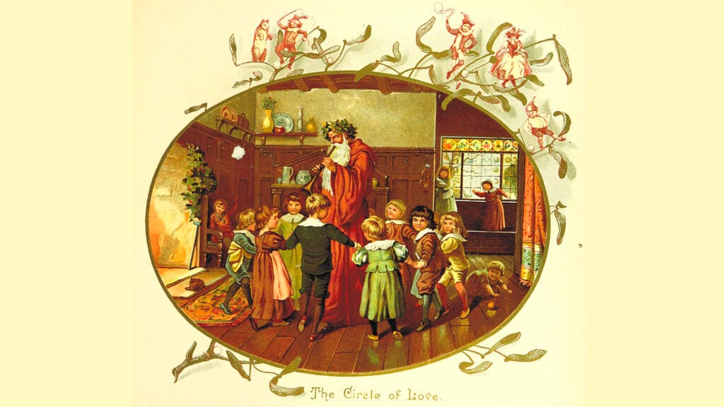 La llegada de Papá Noel.