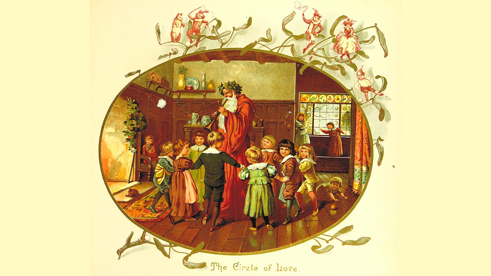 La llegada de Papá Noel.