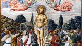 Martirio de San Sebastián. Duomo (San Gimignano)