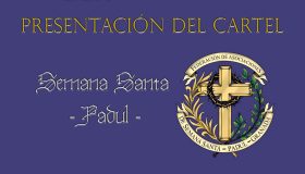 “Cartel anunciador de la Presentación del Cartel de Semana Santa de Padul 2026 (21 de febrero, 20:00 h)”.
