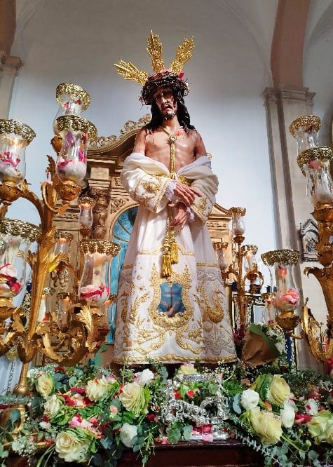 Santísimo Cristo de la Humildad en su presentación al pueblo