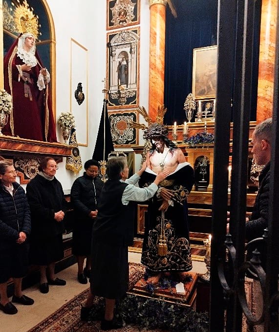 Santísimo Cristo de la Humildad en su presentación al pueblo