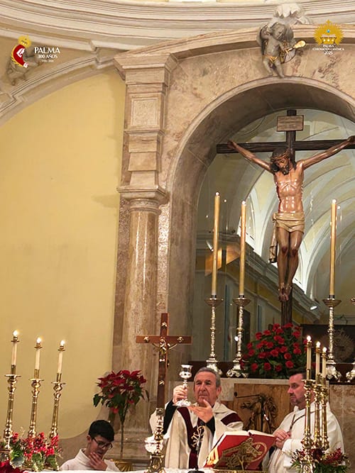 Momento de la celebración eucarística durante la Misa de Clausura.