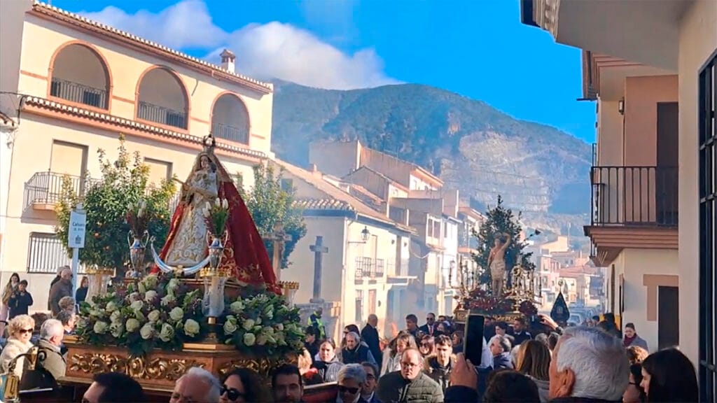 Video de la procesión  de San Sebastián el 20 de enero de 2026