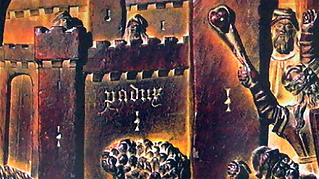 Imagen ampliada del relive de la silla Nº 33 del Coro de la Catedral de Toledo